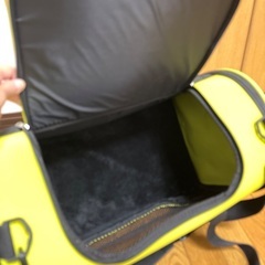 【ペットキャリー】犬•猫用　ラージサイズ　肩掛けバンド付きの画像