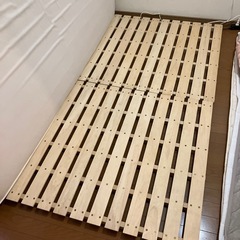 セミダブルベッド　すのこの画像