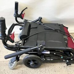【札幌市内配送可】中古・美品 折り畳み式車いす 介助用 コンパクト 車椅子 ナイスウェイ7 キャリングケース付きの画像