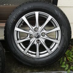 アルミホイール exceeder ホットスタッフ 14インチ　4本セット　ヴィッツ・フィット・ノート・デミオ等　スタッドレス　タイヤ交換用の画像
