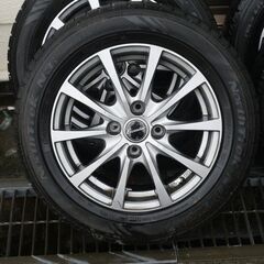 アルミホイール exceeder ホットスタッフ 14インチ　4本セット　ヴィッツ・フィット・ノート・デミオ等　スタッドレス　タイヤ交換用の画像