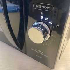 東○#412 電子レンジ 動作品 TOSHIBA 2020年製 ブラック ER-S17E6 家電 中古 東芝の画像