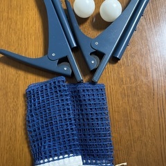 卓球台　家庭用サイズ、移動キャスター付きの画像
