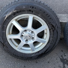 175/80R15　weds 5J +50 114.3 17年製　スタッドレス　テリオスキッド、パジェロミニ  の画像