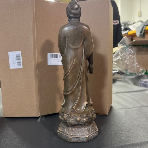 仏教美術 阿弥陀仏像 小仏像 銅製 銅器