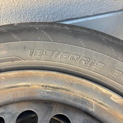 185/60r/15 夏タイヤ　鉄ホイールの画像