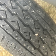 ダイハツ　12インチ　スチールホイール　タイヤ4本の画像