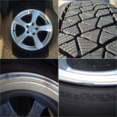 初代CX－5に取付　アルミホイール+タイヤ　4本SETの画像
