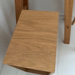 無印　ベンチ　ボックス、IKEAいす椅子の画像