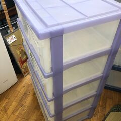 【リサイクルショップどりーむ鹿大前店】No.3114　5段収納・衣装ケース・人気定番・よく売れます🎵の画像