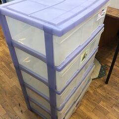 【リサイクルショップどりーむ鹿大前店】No.3114　5段収納・衣装ケース・人気定番・よく売れます🎵の画像
