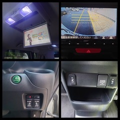☆Fタイヤ新品交換済み☆H27 N BOX SSパッケージ フル車検付き：令和9年10月まで！【装備多数】両側パワースライドドア.AW.ナビ.TV.Bluetooth.ETC.バックカメラ.フリップダウンモニター.シートヒーター。認証工場にて24ヶ月点検整備済み！！ 全てコミ総額32万！！の画像