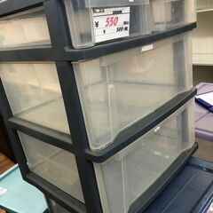 【リサイクルショップどりーむ鹿大前店】No.3115　3段収納・衣装ケース・人気定番・よく売れます🎵の画像