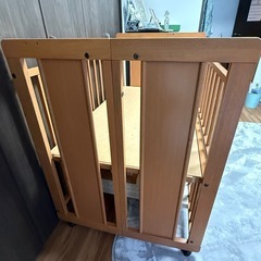 （譲り先決まりました
）キンタローロングライフベビーベッドの画像