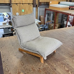A1669🌟激安‼️ 無印良品　ハイバックリクライニングソファ　1シーター🌟の画像