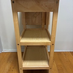 木製　ラック　キッチン台の画像