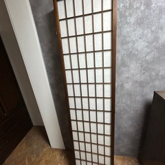 和風 障子 屏風 5連 パーテーションの画像