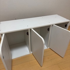 カラーボックス　白の画像