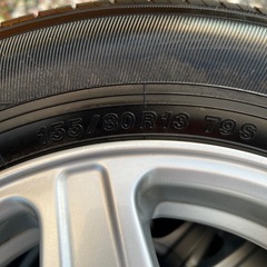 155/80R13夏アルミ付きの画像