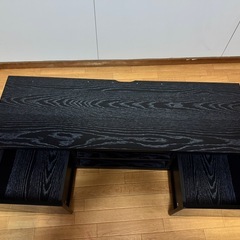 テレビ台 〜50V型対応 大型テレビ 棚 引き出し AVラック 背面コード 木目の画像
