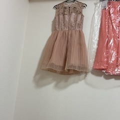 オケージョンドレスLilly brownリリーブラウンオーガンジーレースドレスの画像