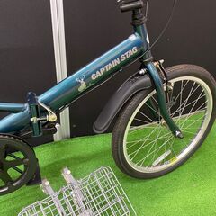 【折り畳み自転車20インチ】CAPTAINSTAG キャプテンスタッグ フォーク FDB206【引取限定・現状渡し】三重県の画像