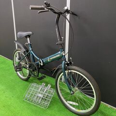 【折り畳み自転車20インチ】CAPTAINSTAG キャプテンスタッグ フォーク FDB206【引取限定・現状渡し】三重県の画像