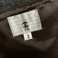 タケオキクチハーフコート「グレー系」現状品/used品／美品これからの時期に！の画像