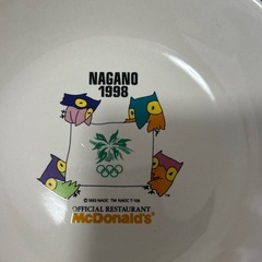 1998年長野オリンピック マクドナルド皿の画像