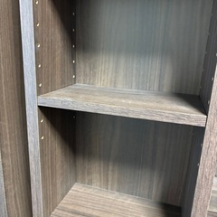 可動式本棚　ダークブラウンの画像