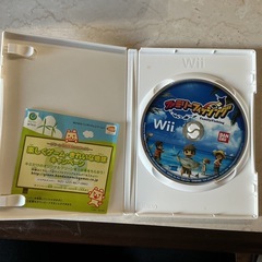 Wii🎮ソフト📀ファミリーフィッシング🐠リゾートアイランドで、のんびり釣りライフ🎣1〜4人用❗️動作未確認BANDAI NAMMCOカラフルの画像