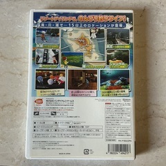 Wii🎮ソフト📀ファミリーフィッシング🐠リゾートアイランドで、のんびり釣りライフ🎣1〜4人用❗️動作未確認BANDAI NAMMCOカラフルの画像