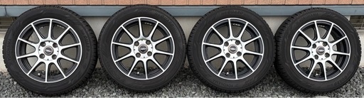 スタッドレス&ホイール　155/65/14 YOKOHAMAアイスガード6