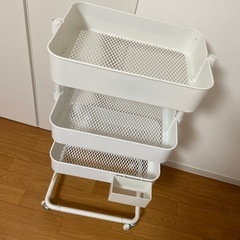 ニトリ　スチールワゴントロリ　3段　レギュラーサイズの画像