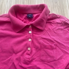 GAP ギャップ　ポロシャツ　レディース　キッズ　ピンクの画像