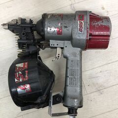 MAX マックス 50mm 釘打機 常圧コイルネイラ ケース付 CN-550/NA45V5 中古　【糸島市内 送料無料】88264-17の画像