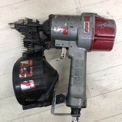MAX マックス 50mm 釘打機 常圧コイルネイラ ケース付 CN-550/NA45V5 中古　【糸島市内 送料無料】88264-17の画像