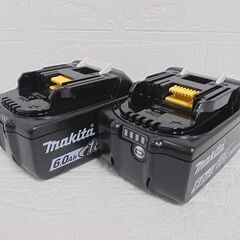 美品 マキタ 18V 充電式インパクトドライバ TD173DX ブルー バッテリ BL1860B 6.0Ah 2個付き 青 makita 電動工具 札幌市 白石店 の画像