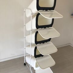 分別 ゴミ箱 スムーススタンド ダストボックス　5段の画像