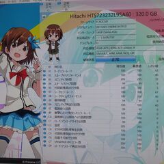 ハードディスク320BGと外付ケースの画像