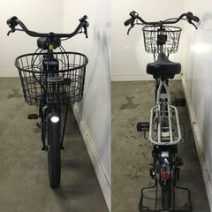 
h-191△ 岐阜発/ パナソニック/ 電動アシスト自転車/ 20インチ/ 3段変速/ バッテリー8Ah/ 充電器なし/ 走行確認/ 現状品/ 管15s/ R7.3/17 △の画像