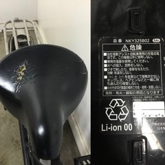 
h-191△ 岐阜発/ パナソニック/ 電動アシスト自転車/ 20インチ/ 3段変速/ バッテリー8Ah/ 充電器なし/ 走行確認/ 現状品/ 管15s/ R7.3/17 △の画像