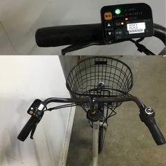 
h-191△ 岐阜発/ パナソニック/ 電動アシスト自転車/ 20インチ/ 3段変速/ バッテリー8Ah/ 充電器なし/ 走行確認/ 現状品/ 管15s/ R7.3/17 △の画像