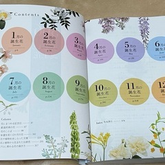 【花言葉本】366日の美しい誕生花の画像