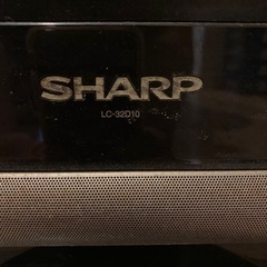 SHARP シャープ　液晶テレビ　AQUOS 32型　リモコン付きの画像