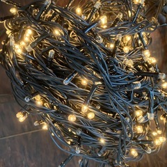 コットンボール　クリスマス　オーナメント　デコレーション　ライトアップ　電飾　イルミネーション　X’Masライトの画像