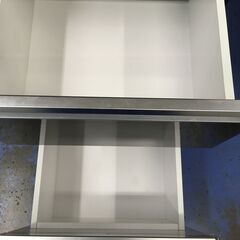 ★リユースのサカイ横浜南店★YM1539  レンジ台 ブラウン/ホワイト W80×D51×H86 クリーニング済みの画像