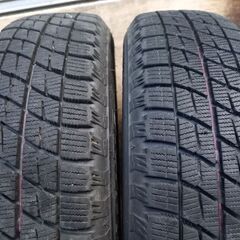 22年製 スタッドレスタイヤ 4本セット 155/65R14の画像