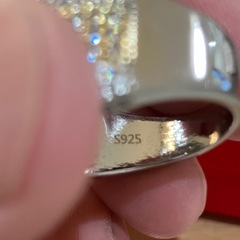 ジルコニアシルバー指輪925の画像