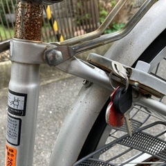 中古　鍵あります。自転車の画像